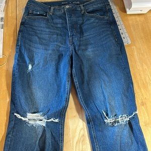 Old navy sky high straight jeans